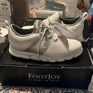FootJoy SuperLites XP Gray and White Golf Shoes